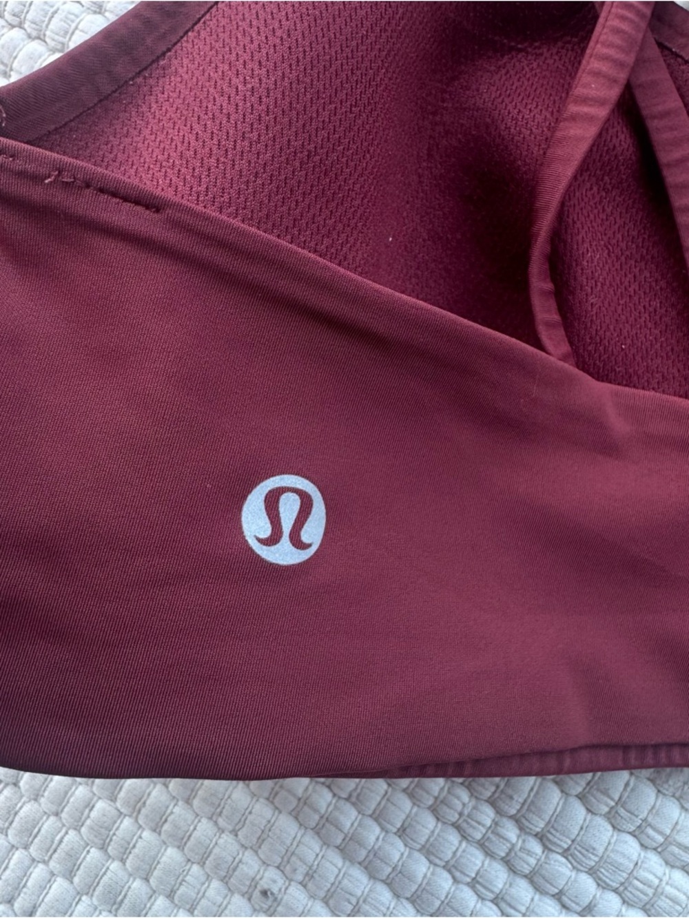 Lululemon Burgundy Sports Bra Bundle Sz 6 Strappy Light Support 2pc - Picture 5 of 14